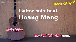 Karaoke Hoang Mang - Hồ Quỳnh Hương Guitar Solo Beat Acoustic | Anh Trường Guitar