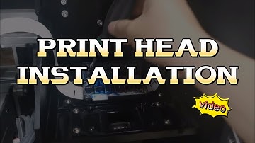 A3 DTF Print Head Installation