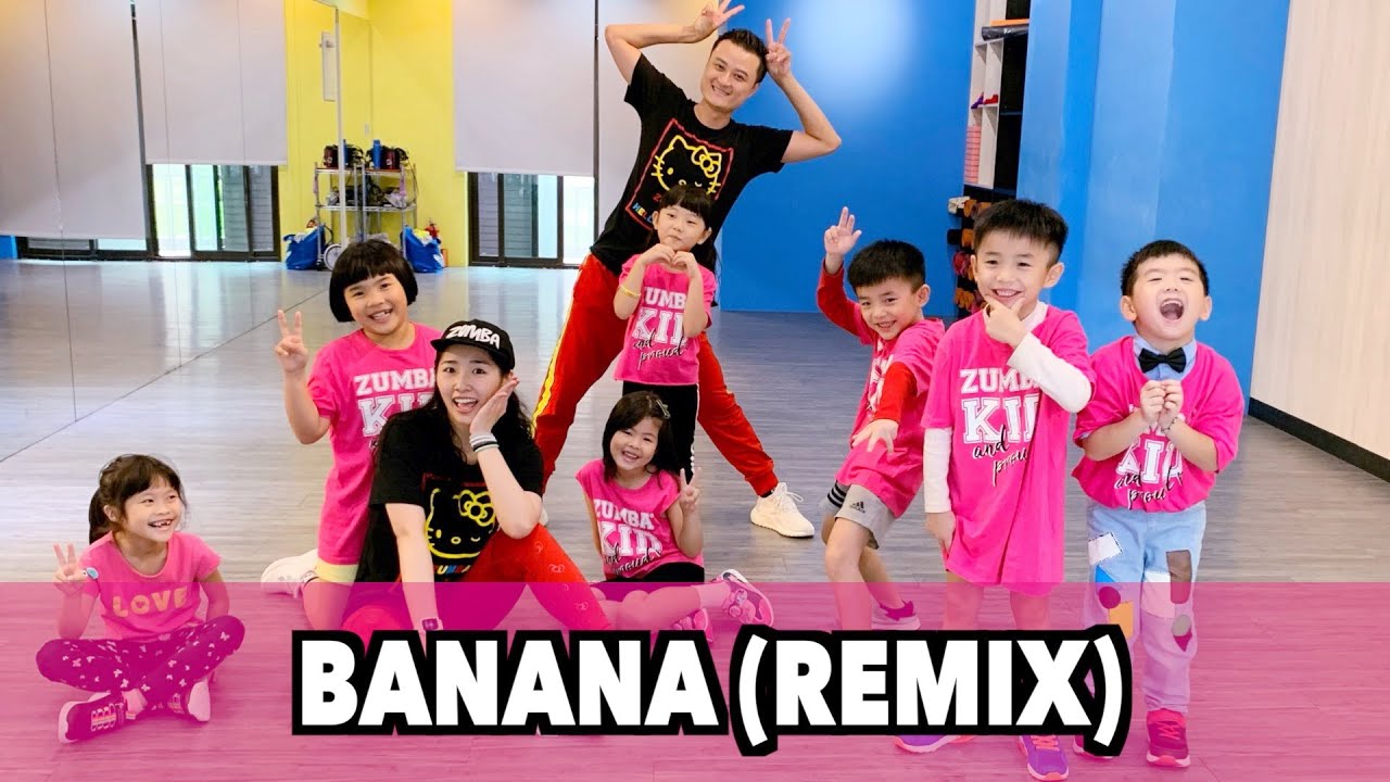 ZUMBA® Kids BANANA REMIX JENNY x JOE Kids Dance Taiwan YouTube
