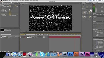AdobeCS4Tutorial: Creating An Easy Intro Adobe After Effects CS4