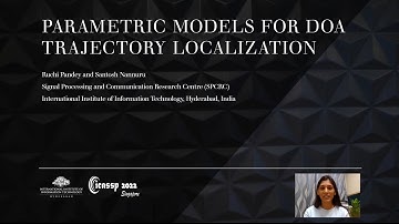 Parametric Models for DoA Trajectory Localization