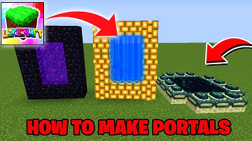 HOW to Make a Portal to NETHER, HEAVEN and END in LokiCraft