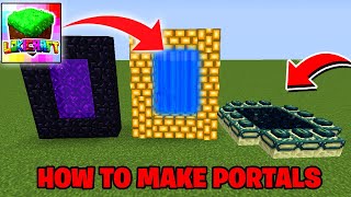 HOW to Make a Portal to NETHER, HEAVEN and END in LokiCraft