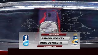 Asiago Hockey vs. Unia Oswiecim - 2023 IIHF Continental Cup Group F