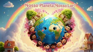 Nosso Planeta, Nosso Lar 🌍 | Música Infantil sobre Cuidar da Terra | Mamãe Sorriso