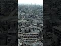 GAZA CITY's TRANSFORMATION INTO RUBLLE: 60 Seconds of Ashes #shorts #breakingnews