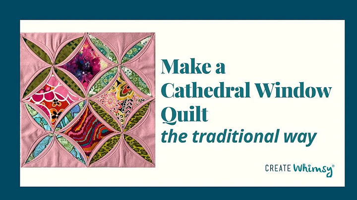 How to make a Cathedral Window Quilt, the traditional way