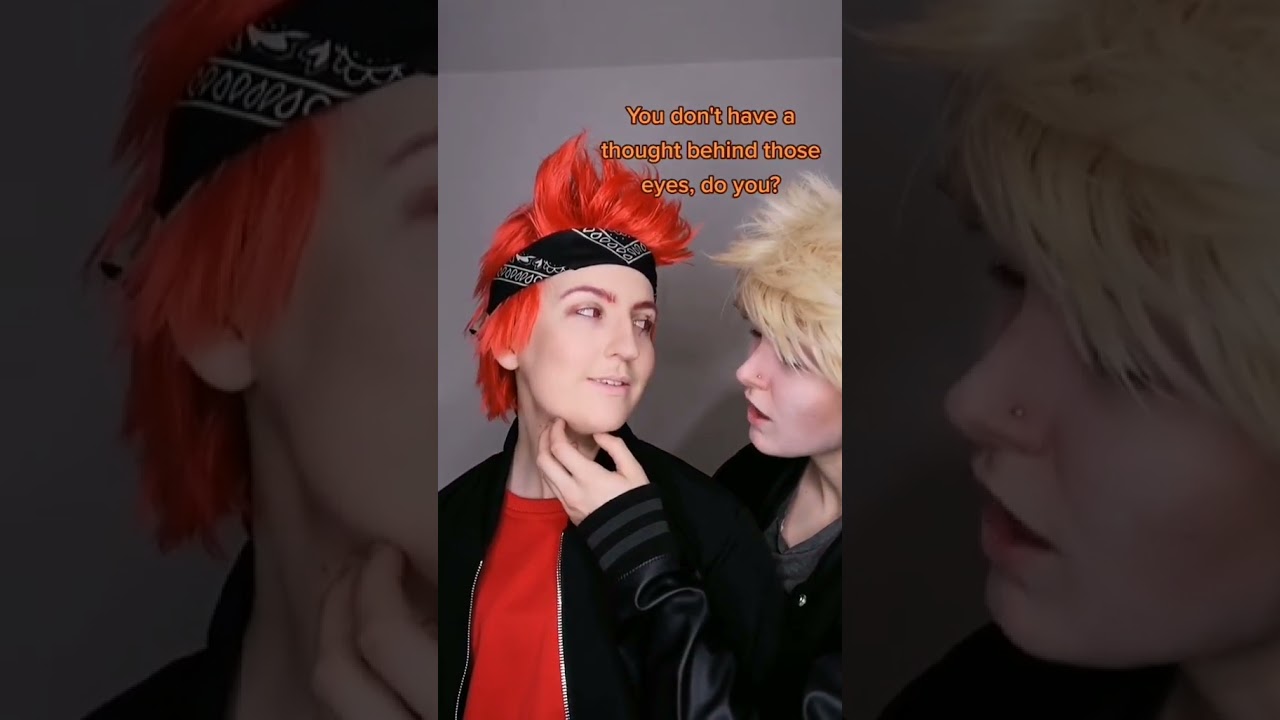 kirishima is oblivious ft Bakugou - BNHA in real life