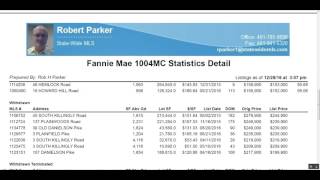 Matrix Snipit - Create 1004MC Report
