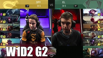 Splyce vs Elements | Week 1 Day 2 S6 EU LCS Spring 2016 | SPY vs EL G1 W1D2