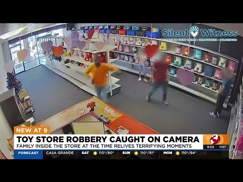 Armed robber steals cash from Mesa toy store
