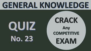 GK Quiz #23  General Knowledge MCQs with Answers to Ace Competitive Exams    The Whizz Quiz