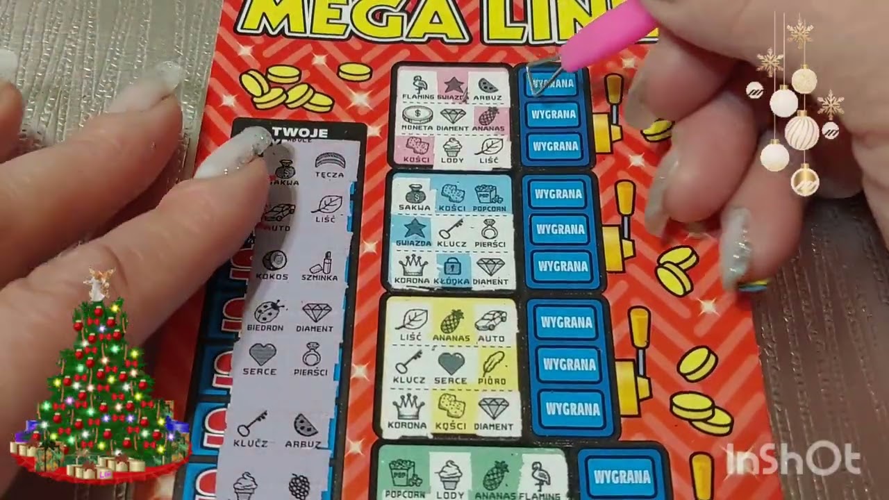 zdrapki #352🎄👉Mega linie 🎄Zdrapkowy Cash 🎄Starożytny SKARB 💕💰🎄🎁💰🥂