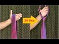 How to tie a tie in 20 seconds  the universal knot  magical way