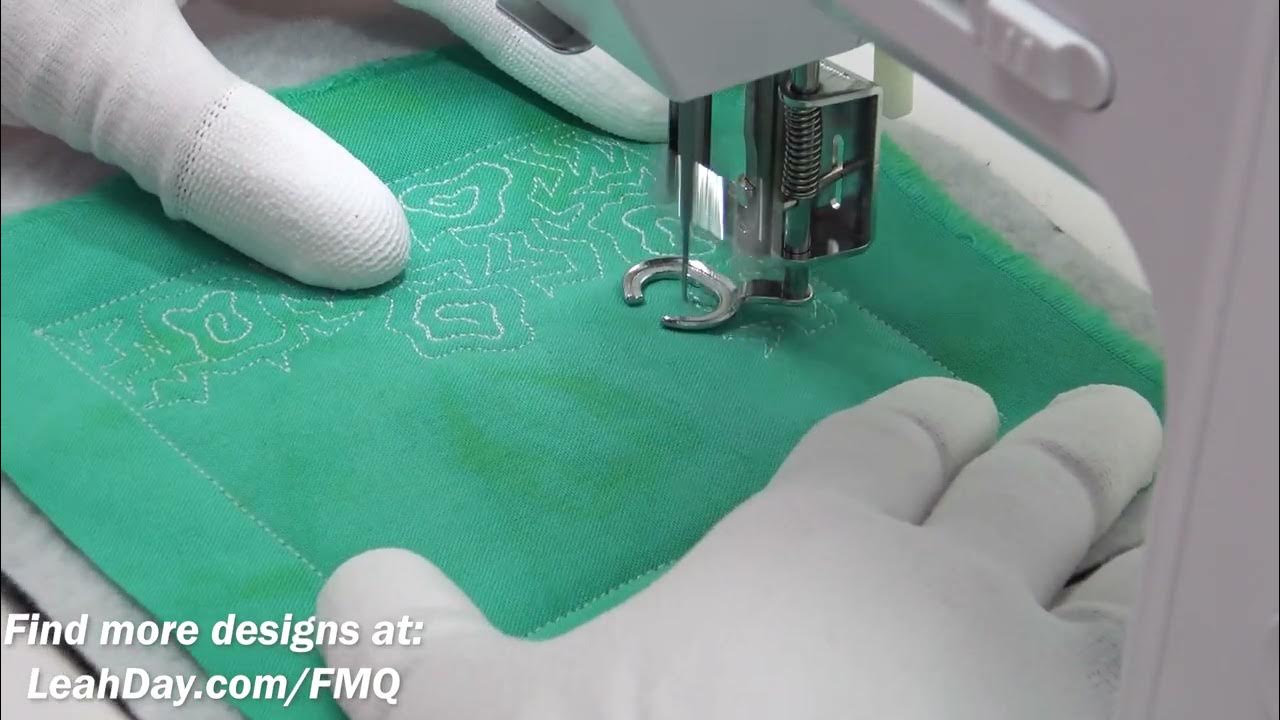 How to Quilt Zap and Sizzle on a Home Machine - YouTube