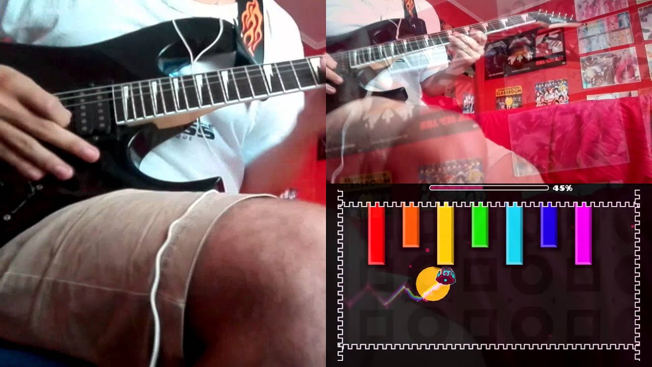 TheFatRat - Monody (Guitar Cover#1) + TABS | Geometry Dash [2.0] By Lutroster