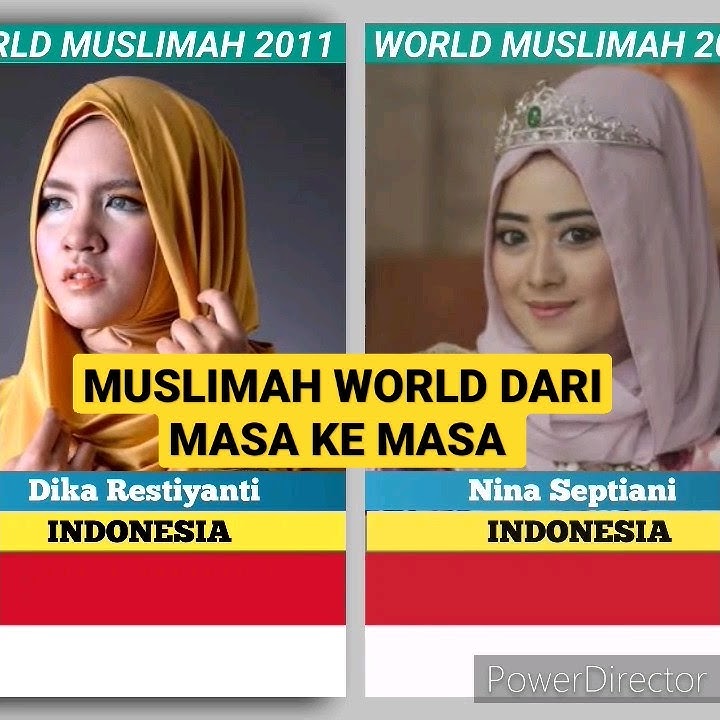 TIMELINE PEMENANG MUSLIMAH WORLD DARI MASA KE MASA