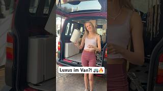 Nie wieder kalt duschen 😅 Luxus oder total unnötig? #luxus #van #warmwasser #upgrade #camperlife