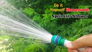 How to make Cheap Garden Sprinkler Shower with Plastic Bottle Cap