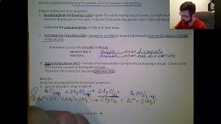 Pre-AP Solutions Crash Course Part 5 (net ionic equations)