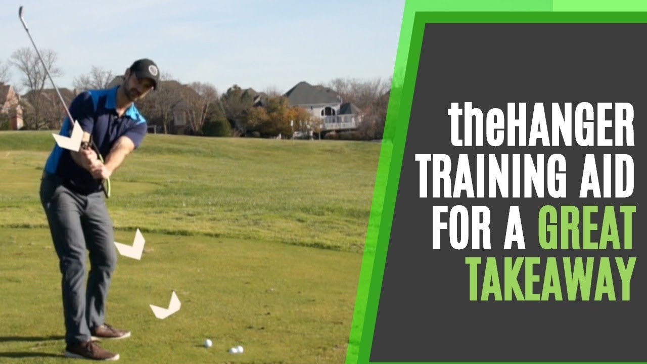 How To Improve Your Golf Swing Takeaway With The Hanger Training Aid YouTube
