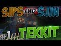 Sipsco  episode 1  the first night tekkit