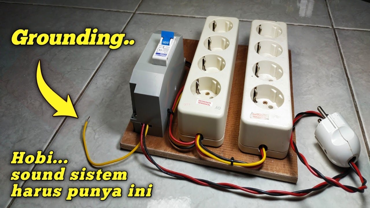 Rakit panel listrik sound sistem sederhana | Cara pasang MCB pada stok