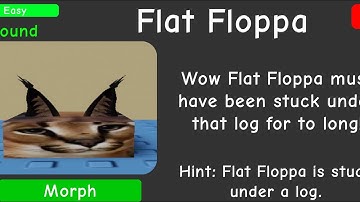 How To Get The “Flat Floppa” | Find The Floppa Morphs #roblox #floppa
