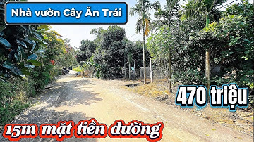 💥 Bán Gấp Nhà Vườn Cây Ăn Trái – Mặt Tiền Rộng, Thổ Cư Sẵn, Khu Dân Cư Nhộn Nhịp, Đèn Đường Sáng