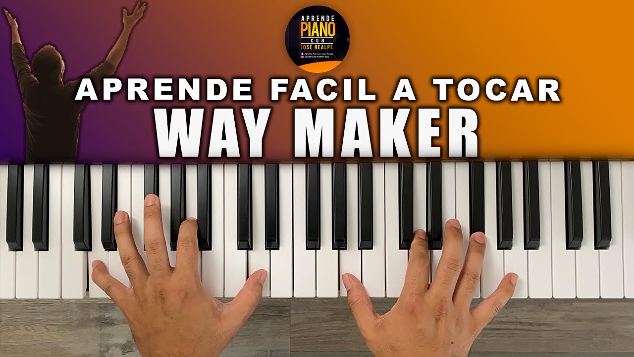 Aprende la introducción y el acompañamiento Facil de Way Maker🎹