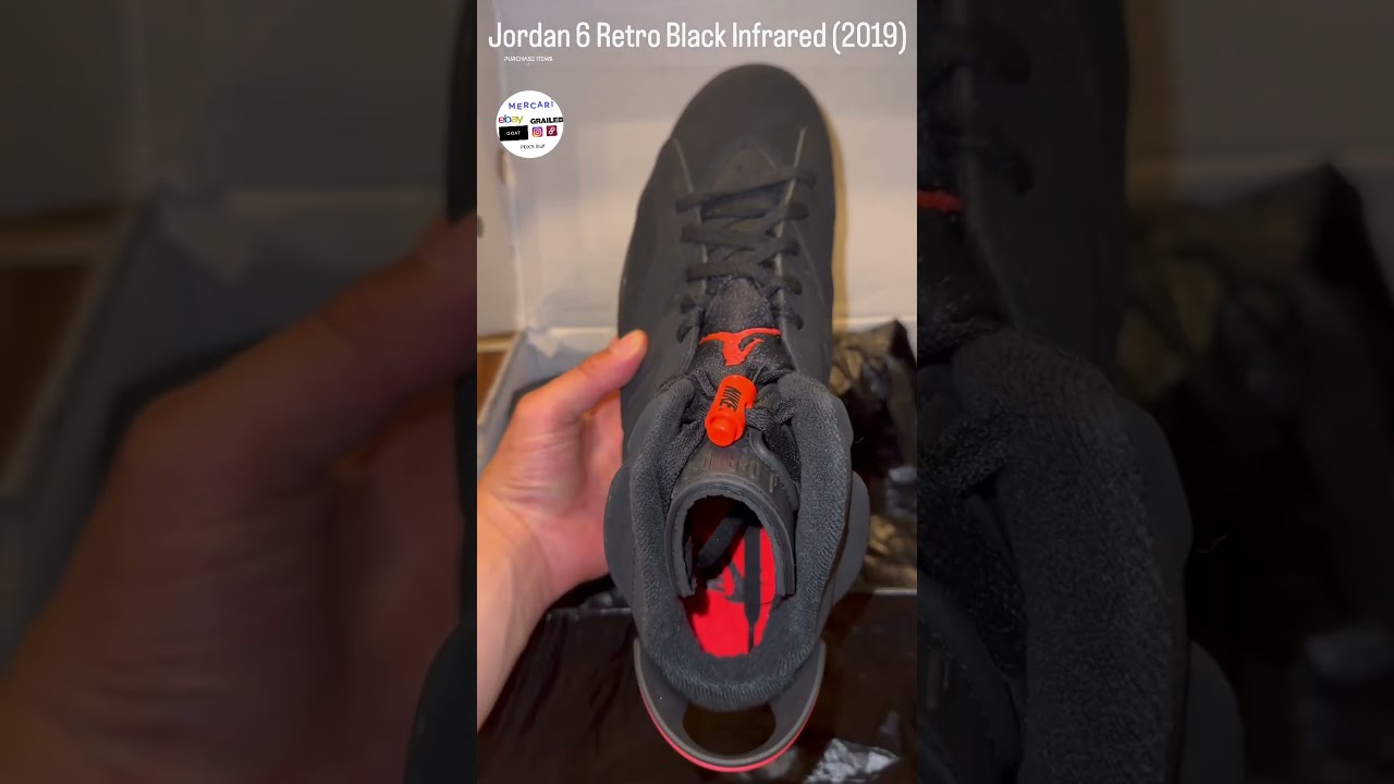 Jordan 6 Retro Black Infrared 2019 