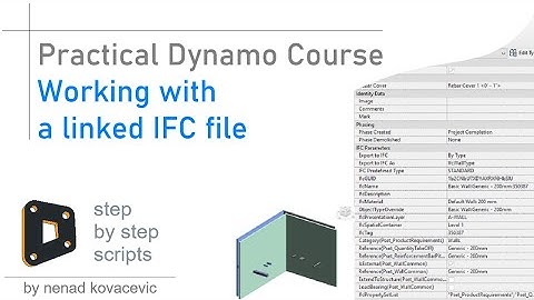 Working with a linked IFC file