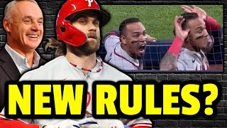 MLB Made a STUPID New Playoff Rule!? Philly Broke the Braves.. (MLB Recap)