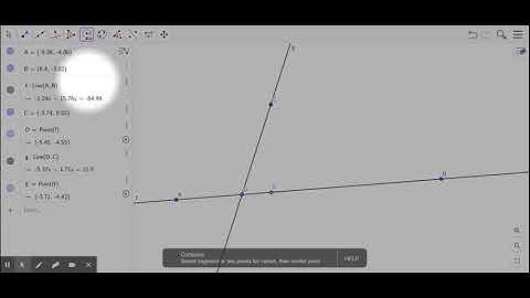 Construct Parallel Lines - GeoGebra