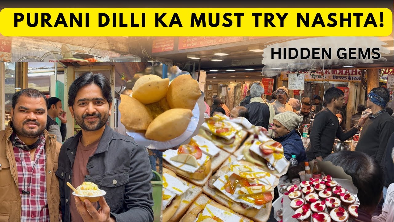 OLD DELHI Ka Must Try Breakfast| Iconic Hidden Food Gems| Nagori Poori, Chole, Parathe, Chaat & More