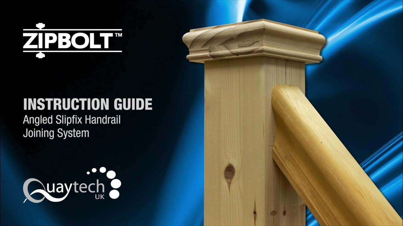 ZIPBOLT Angled Slipfix Handrail Joining System HOW TO VIDEO YouTube