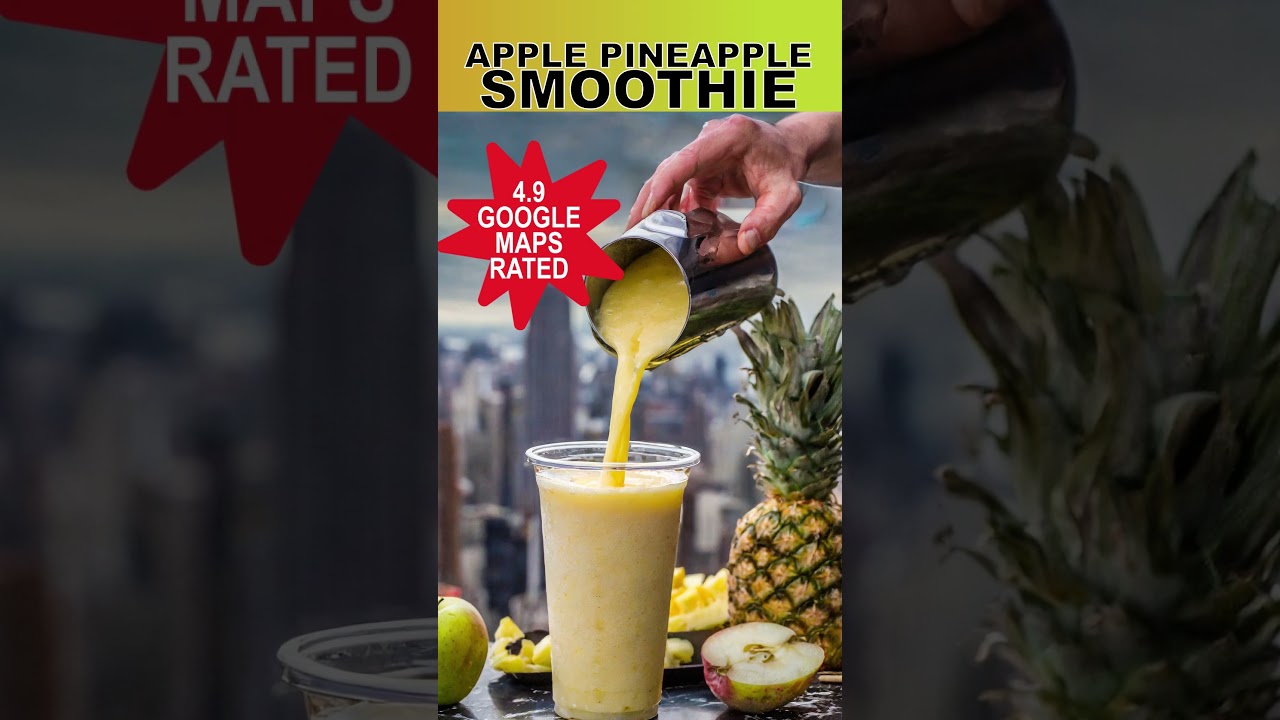 Smoothies Near Me Fresh Made To Order Apple Pineapple Smoothies Broad Nosh Bagel Deli Catering NYC