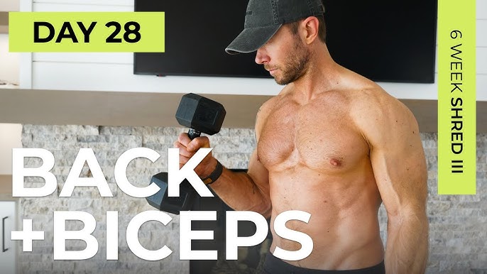 30 Minute Dumbbell Back & Biceps Workout (No Bench)