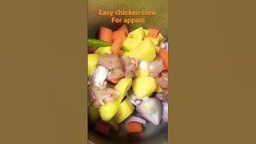 Chicken stew and Appam #breakfastrecipe ##appam #chickenstew #youtubeshorts #myshorts
