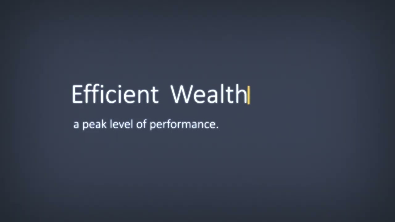 Efficient Wealth - YouTube Advert