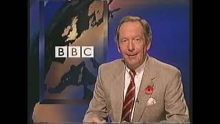 BBC One Continuity & BBC News (Incomplete) - Sunday 9th November 1997