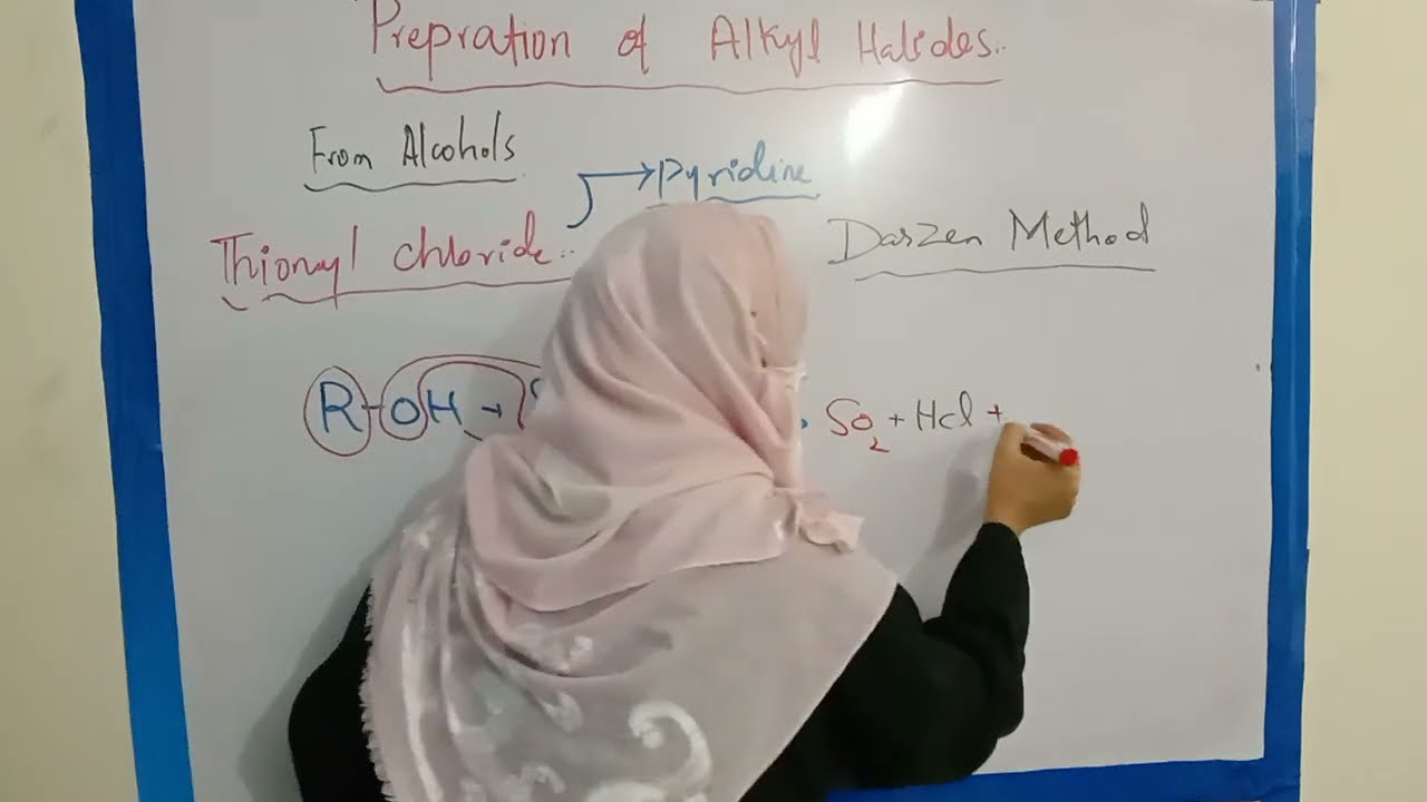 Methods of preparation of alkyl halides from alcohols# Alkyl halides preparation using HX or socl2