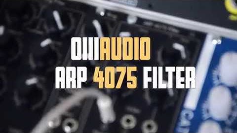 OIIIAudio-ARP 4075 Filter demo
