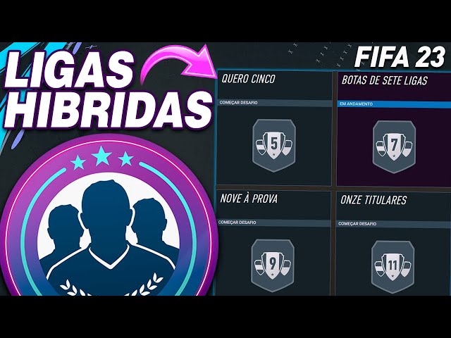 FIFA 23 DME LIGAS HÍBRIDAS 11 TITULARES - Pack Jumbo Jogadores Raros  Ultimate Team FIFA 23 