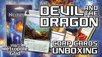Netrunner Unboxing: The Devil and the Dragon - Corporation Cards