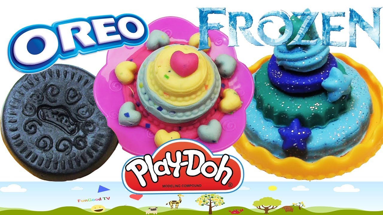 play doh cake frozen