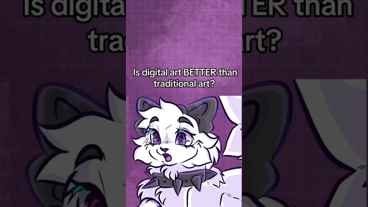 Is digital art better than traditional art? #art #furry #digitalart #fyp