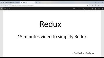 Learn Redux in 15 minutes