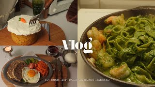 อยู่คนเดียวในโซล | vlog อาหารวันละ 1 มื้อ | จานที่สวยงาม