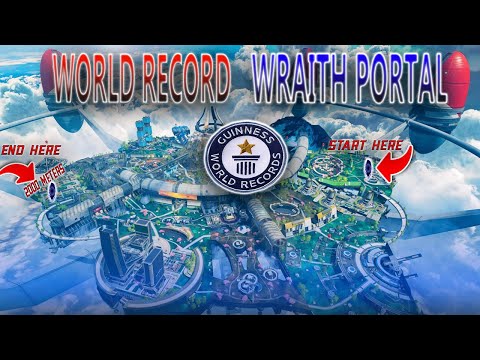 LONGEST WRAITH PORTAL WORLD RECORD - Trident LAUNCH Glitch!!
